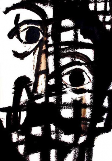 Mirada 4 - 100x70cm - Óleo Cartón - 2003-2004.